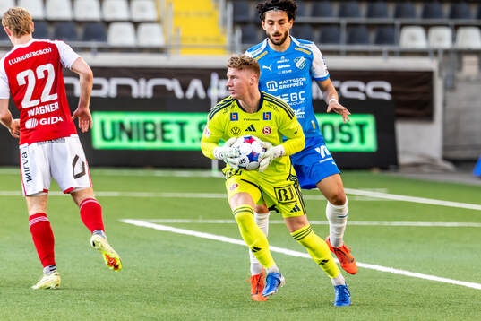 Sandvikens IFs målvakt Otto Lindell