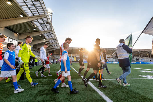 under fotbollsmatchen i Superettan mellan Oddevold och