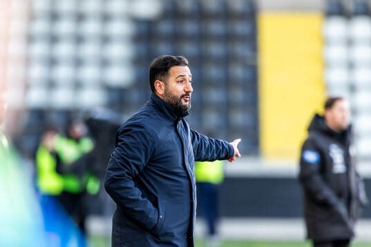 Sandvikens IFs huvudtränare Baran Coskun