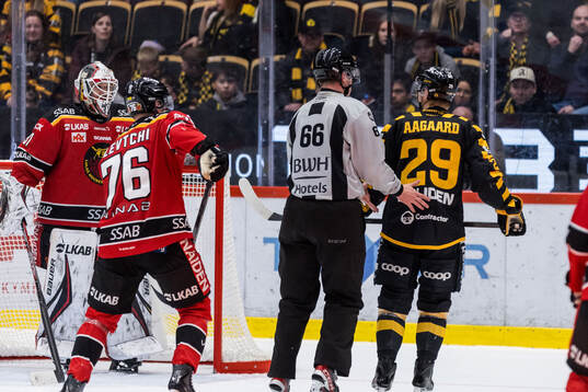 Luleås Anton Levtchi och Skellefteås Mikkel Aagaard