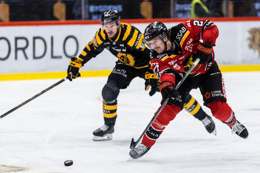 Skellefteås Oliver Okuliar och Luleås Oskari Laaksonen