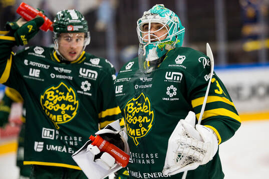Björklövens målvakt Olle Eriksson Ek