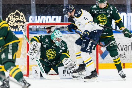 Björklövens målvakt Frans Tuohimaa