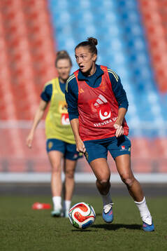Filippa Angeldahl  of Sweden at a training session