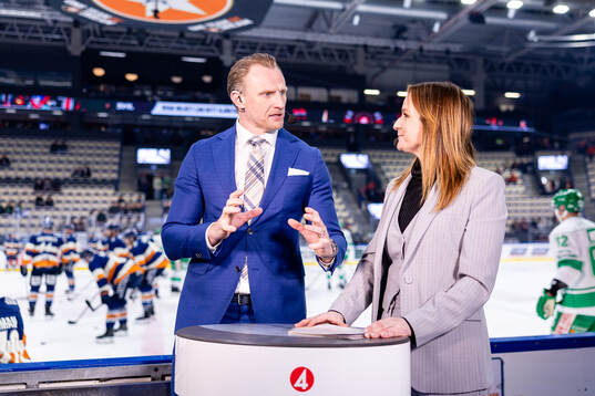 TV4s Staffan Kronwall och Lena Sundqvist