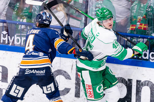 Växjös Keegan Lowe och Rögles Gregor Biber