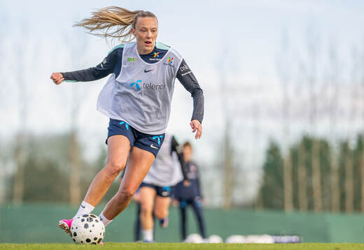 Synne Sofie Kinden Jensen of the Norwegian women's national