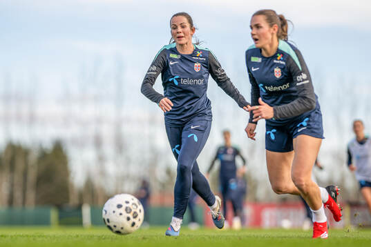 Tuva Hansen of the Norwegian women's national football team