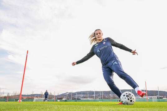 Andrea Norheim of the Norwegian women's national football