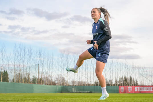 Vilde Bøe Risa of the Norwegian women's national football
