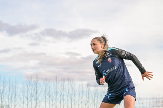 Vilde Bøe Risa of the Norwegian women's national football