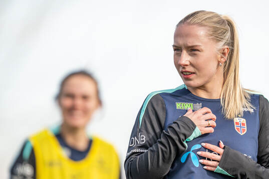 Thea Bjelde of the Norwegian women's national football team