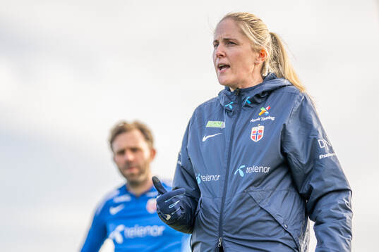 Gemma Grainger, head coach of the Norwegian women's