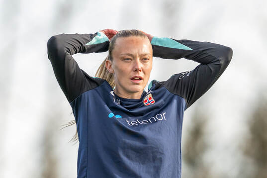 Synne Sofie Kinden Jensen of the Norwegian women's national