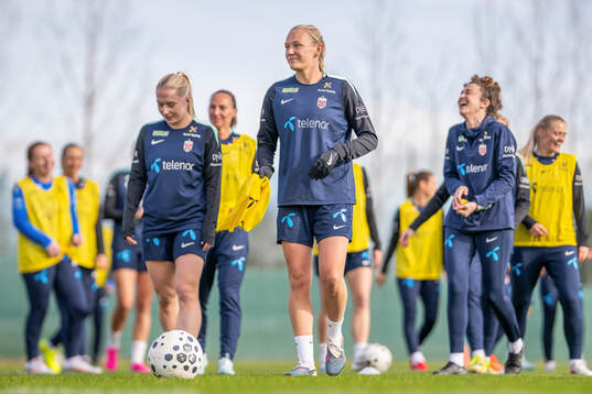 Frida Maanum of the Norwegian women's national football team