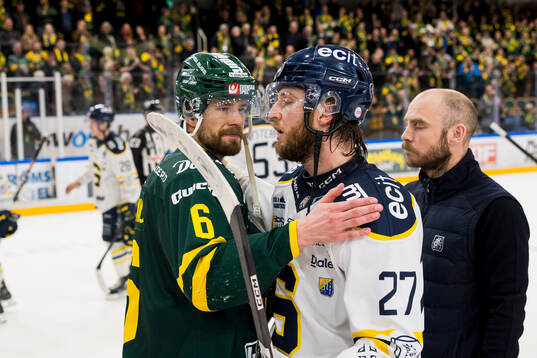 Björklövens Olli Vainio och Södertäljes Daniel Norbe
