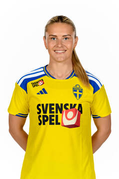 Amanda Nilden of the Swedish women's national football team