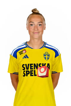 Hanna Bennisson of the Swedish women's national football