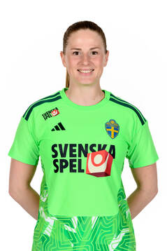 Goalkeeper Tove Enblom of the Swedish women's national