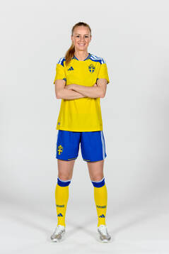 Amanda Ilestedt of the Swedish women's national football