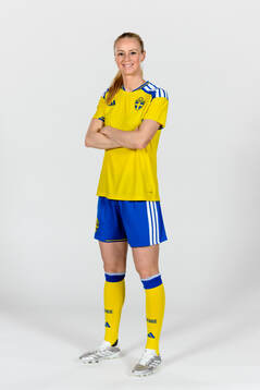 Amanda Ilestedt of the Swedish women's national football