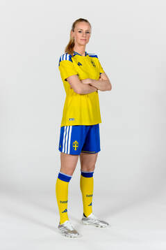 Amanda Ilestedt of the Swedish women's national football