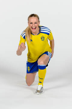 Amanda Ilestedt of the Swedish women's national football