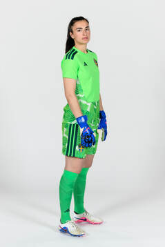 Goalkeeper Zecira Musovic of the Swedish women's national