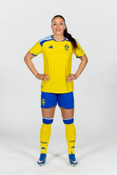 Rosa Kafaji of the Swedish women's national football team