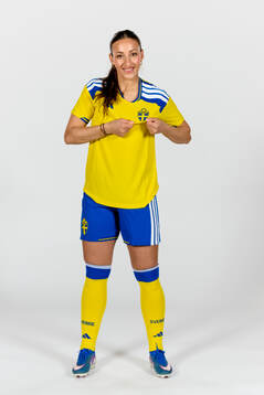 Rosa Kafaji of the Swedish women's national football team