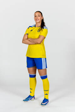 Rosa Kafaji of the Swedish women's national football team