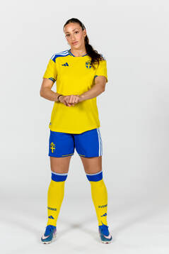 Rosa Kafaji of the Swedish women's national football team