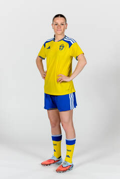 Sofia Reidy of the Swedish women's national football team