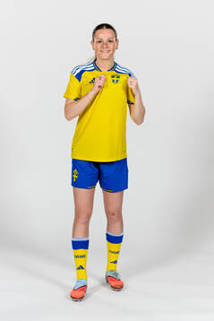 Sofia Reidy of the Swedish women's national football team