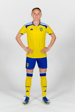 Matilda Vinberg of the Swedish women's national football