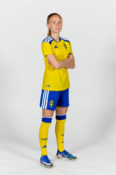 Matilda Vinberg of the Swedish women's national football