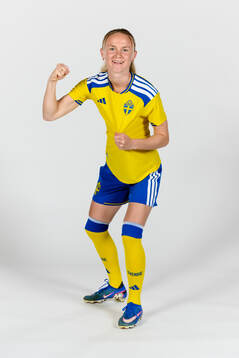 Matilda Vinberg of the Swedish women's national football