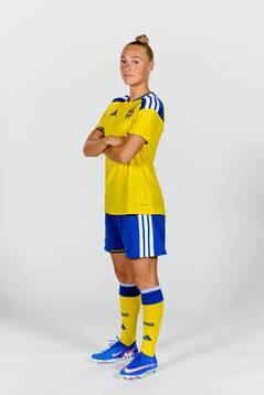 Hanna Bennisson of the Swedish women's national football