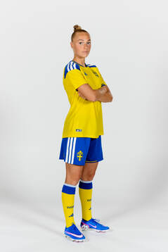Hanna Bennisson of the Swedish women's national football