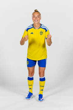 Hanna Bennisson of the Swedish women's national football