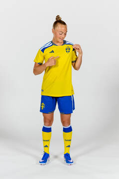 Hanna Bennisson of the Swedish women's national football