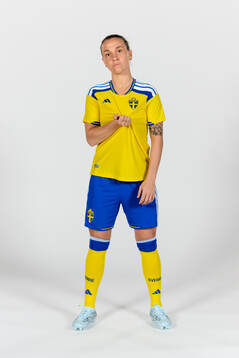 Julia Zigiotti Olme of the Swedish women's national