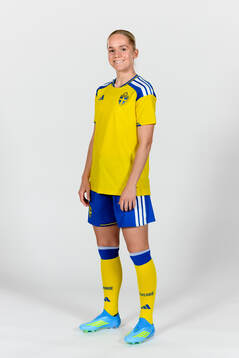 Hanna Lundkvist of the Swedish women's national football