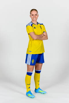 Hanna Lundkvist of the Swedish women's national football