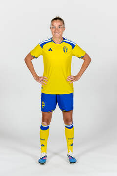 Filippa Angeldahl of the Swedish women's national football