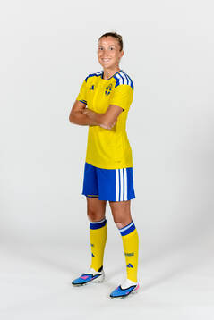 Filippa Angeldahl of the Swedish women's national football
