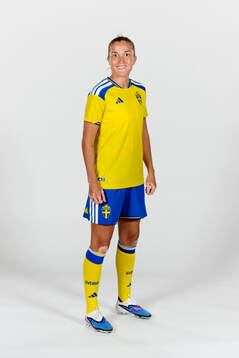 Filippa Angeldahl of the Swedish women's national football