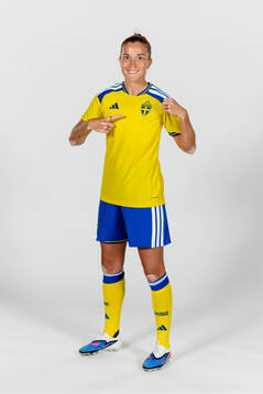 Filippa Angeldahl of the Swedish women's national football