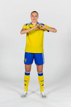 Elma Junttila Nelhage of the Swedish women's national
