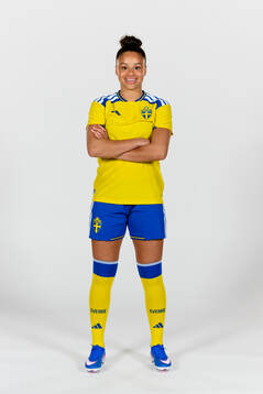Felicia Schröder of the Swedish women's national football